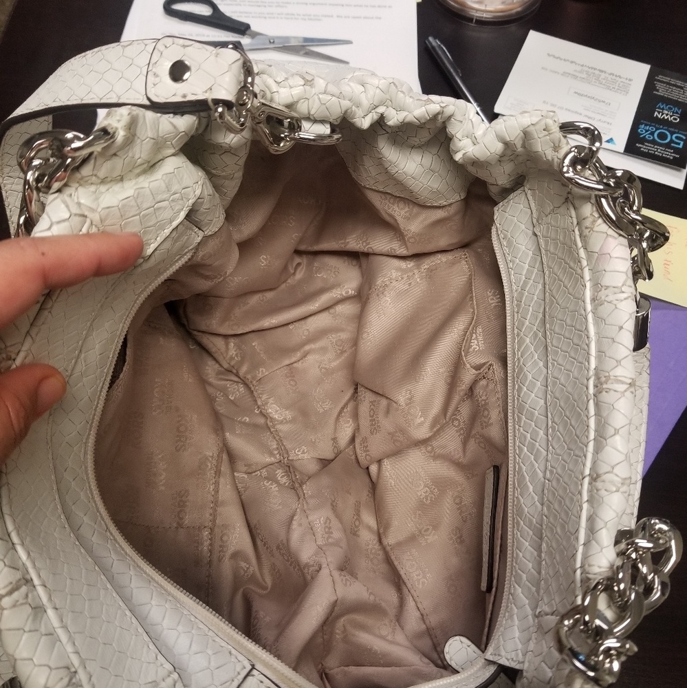 Michael Kors Snakeskin Python Embossed Hobo Bag - image 3